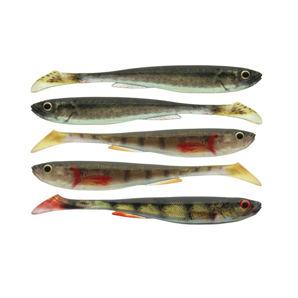 Daiwa Gumová nástraha Prorex Real Slim Shady Live Color Set 7,5cm 3,3g 5ks
