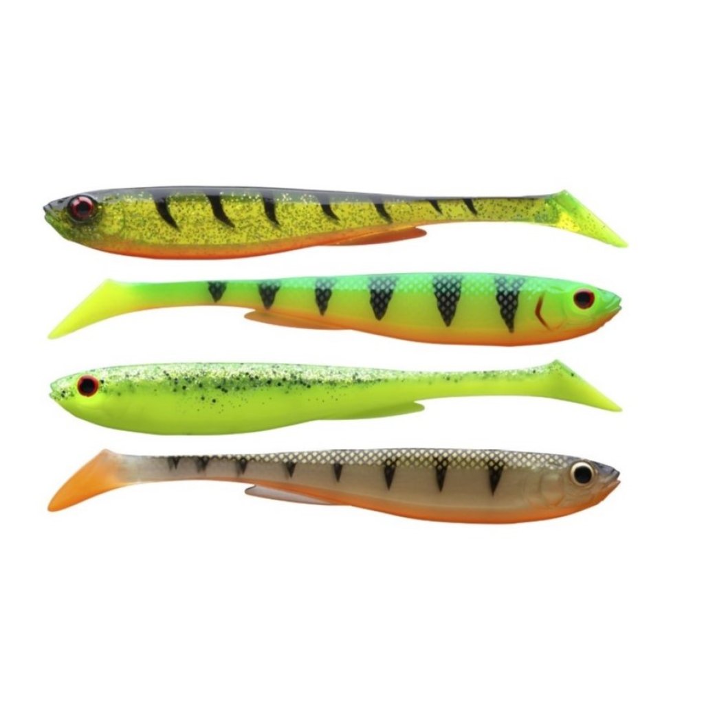 Daiwa Gumová nástraha Prorex Slim Shady Flash Color Set 13,5cm 56g 4ks