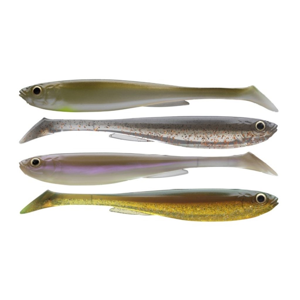 Daiwa Gumová nástraha Prorex Slim Shady Nature Color Set 10,5cm 32g 4ks