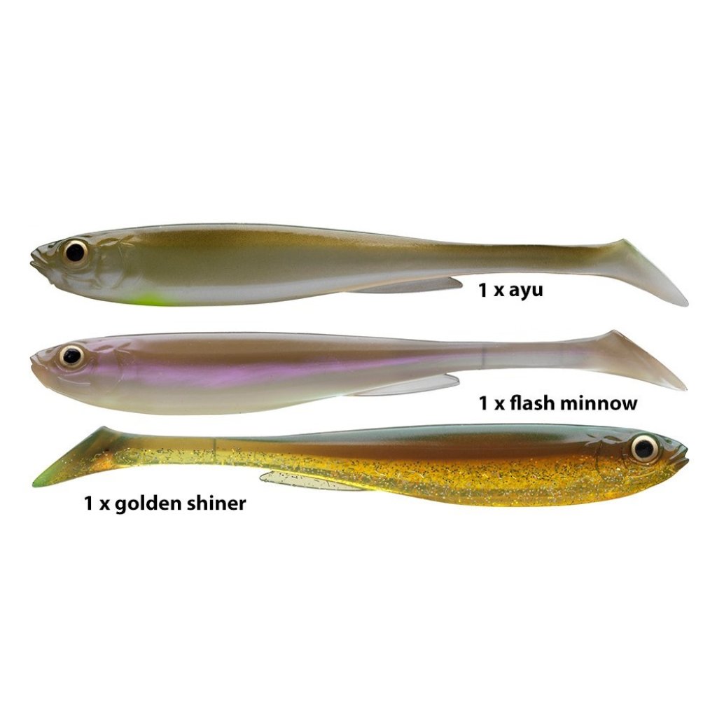 Daiwa Gumová nástraha Prorex Slim Shady Nature Color Set 16cm 78g 3ks