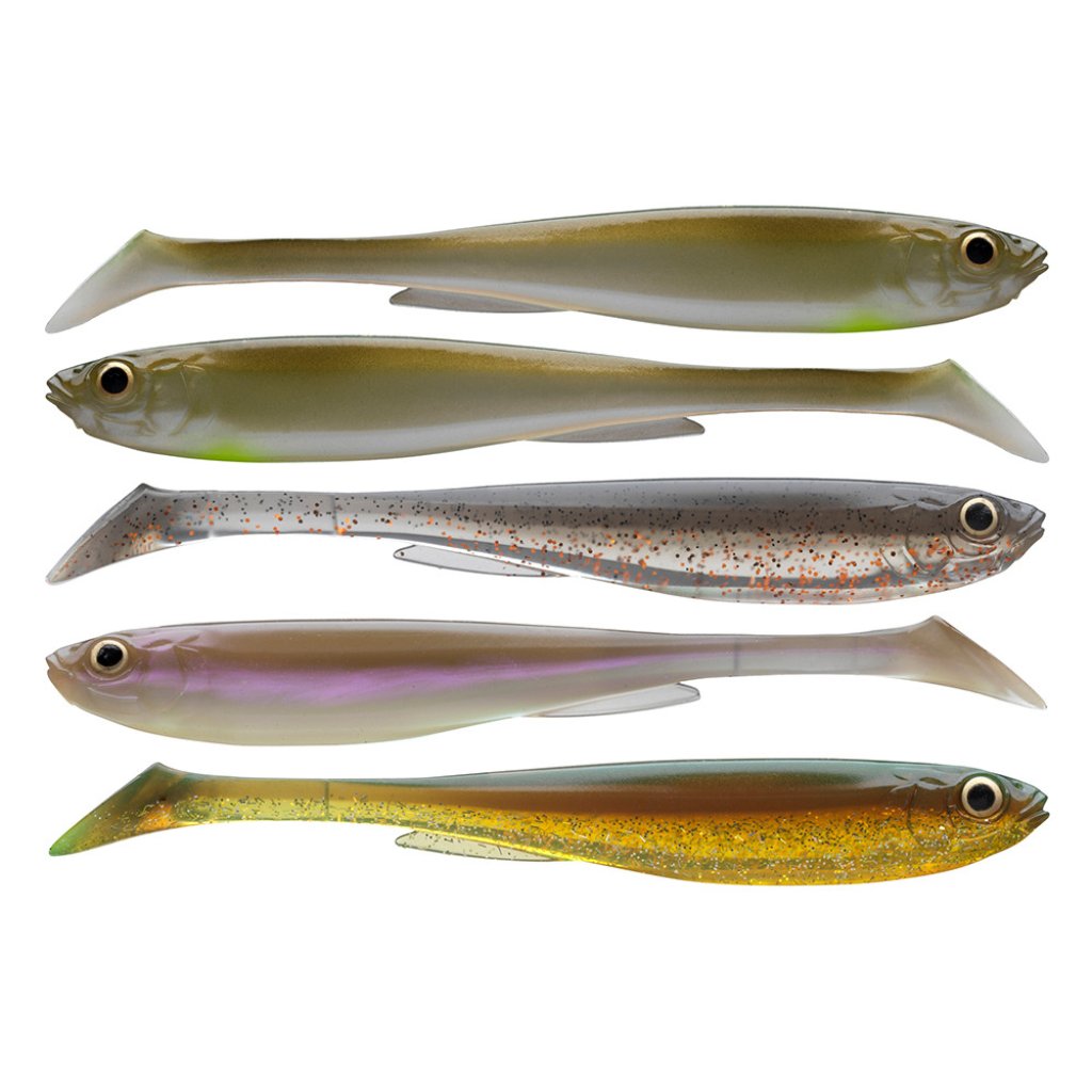 Daiwa Gumová nástraha Prorex Slim Shady Nature Color Set 7,5cm 20g 5ks
