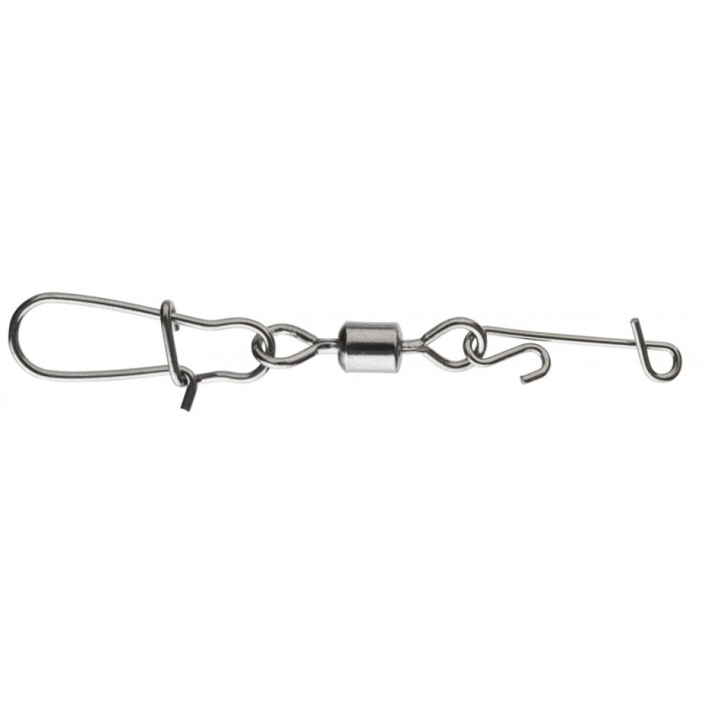 Daiwa Obratlík s karabinkou No Knot Fast Lock Swivel L 12kg 8ks