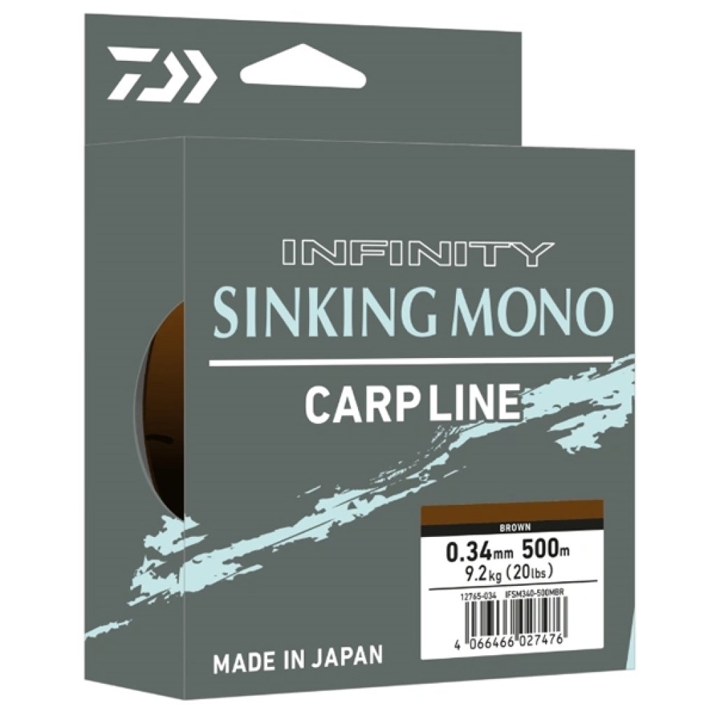 Daiwa Vlasec Infinity Sinking Mono Brown 500m 0,340mm 9,2kg