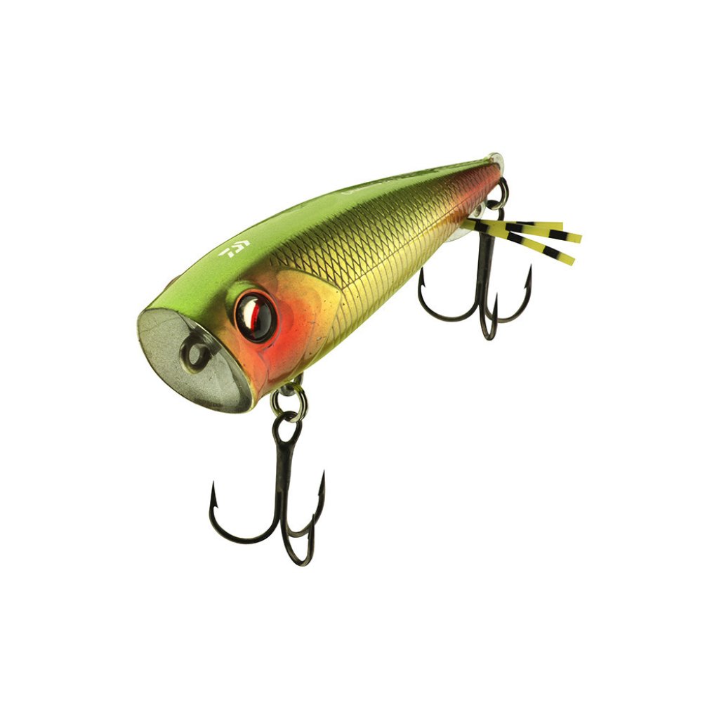 Daiwa Wobler Prorex Chining Bug 55F 7cm 12,9g Green Gold Red Tail