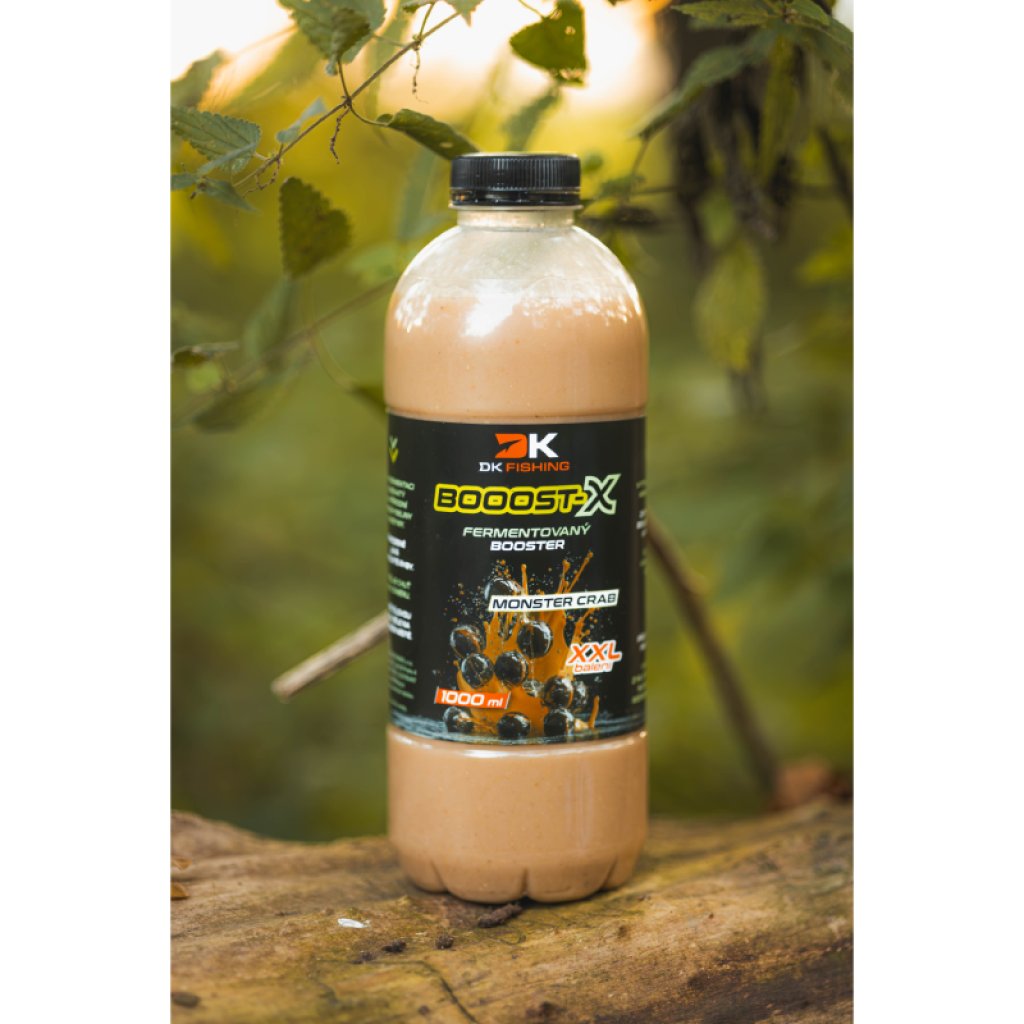 DK FISHING fermentovaný booster BOOOST-X monster crab 1 litr