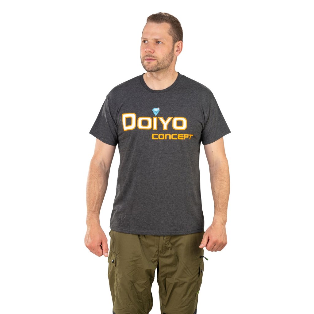 Doiyo tričko Logo šedé M