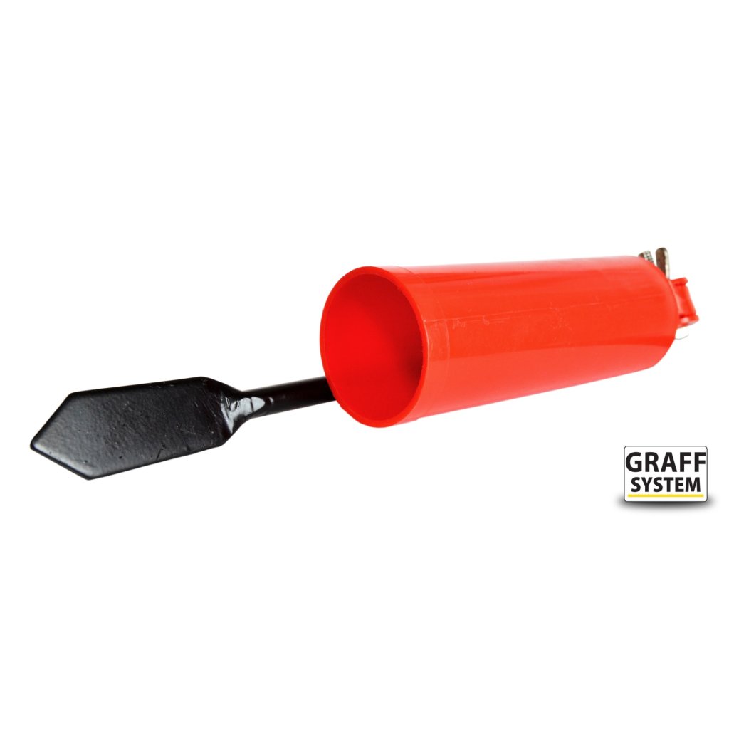 Graff Držák prutu sklopný Červený