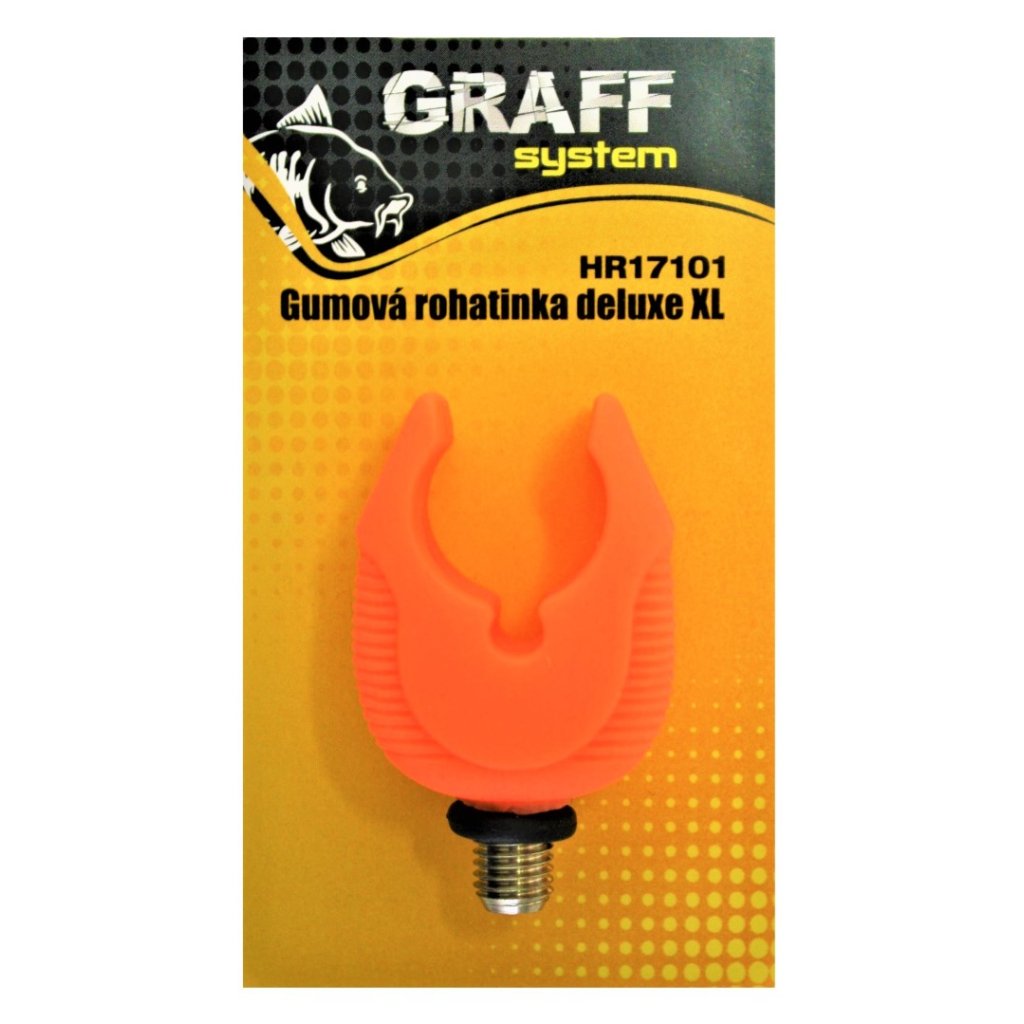 Graff Gumová rohatinka Deluxe XL Oranžová