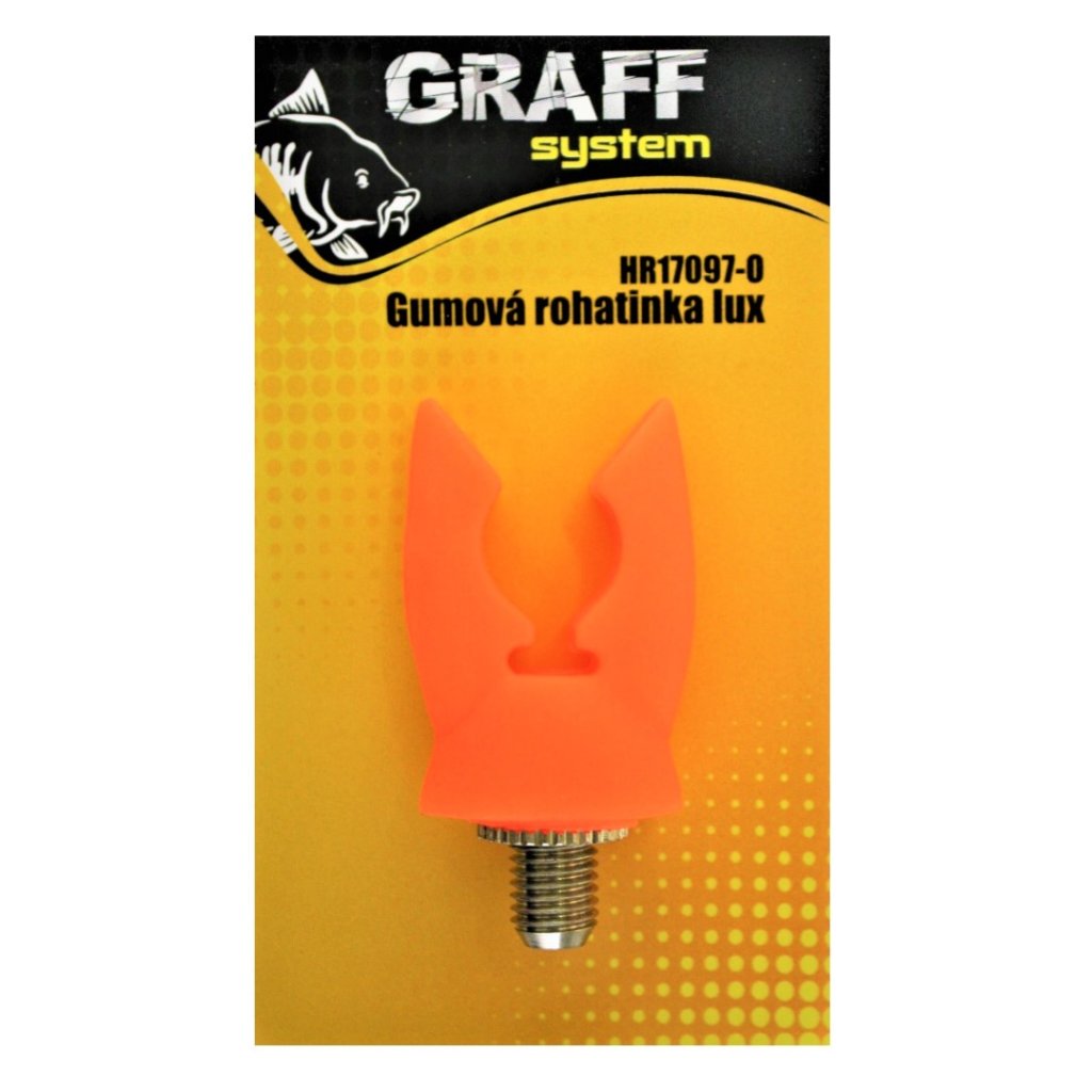 Graff Gumová rohatinka lux Oranžová