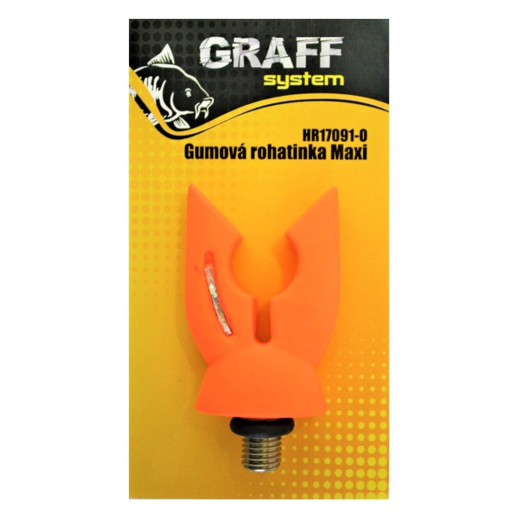 Graff Gumová rohatinka Maxi Oranžová