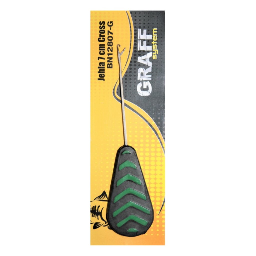 Graff Jehla Cross 7cm Zelená
