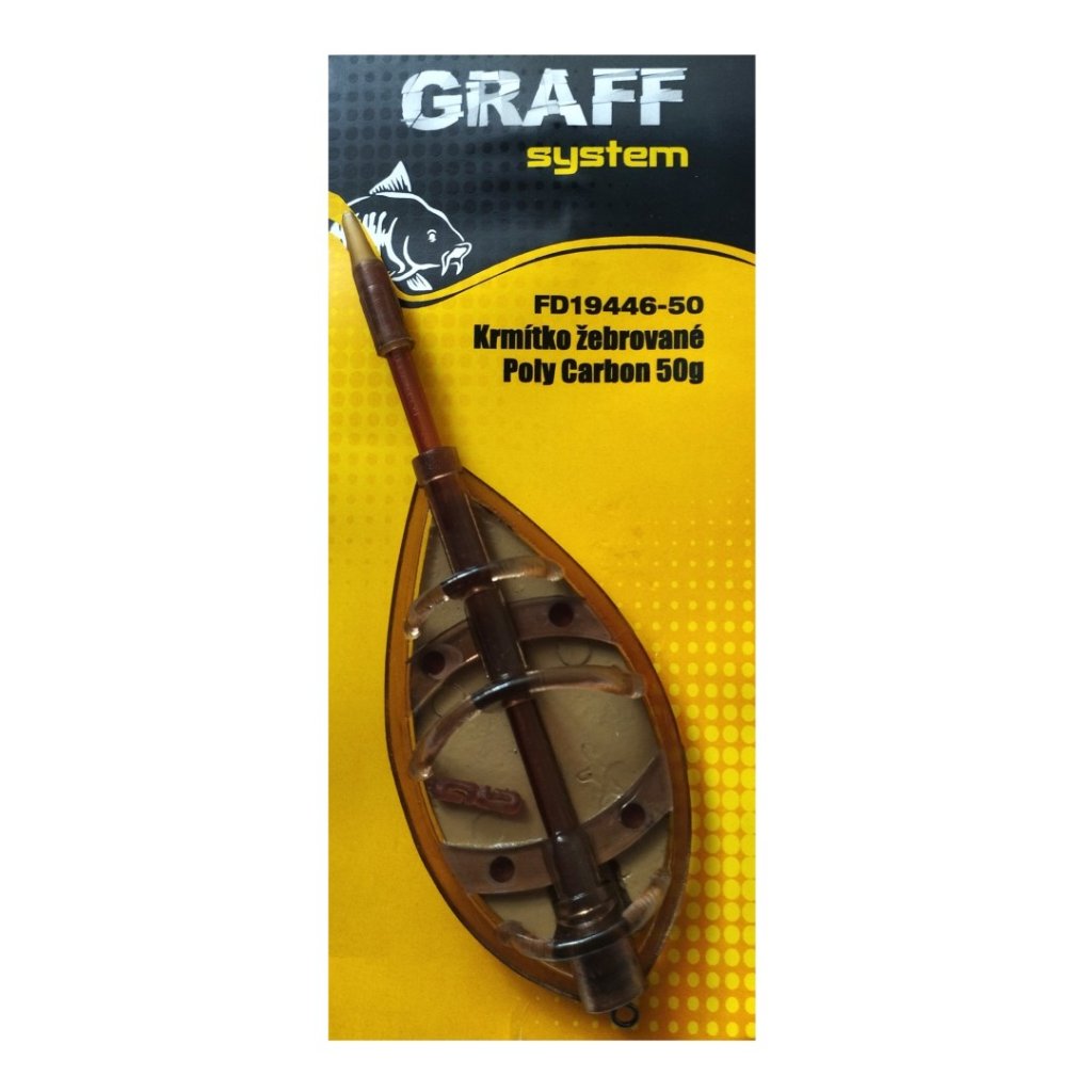 Graff Krmítko žebrované Polycarbon 50g