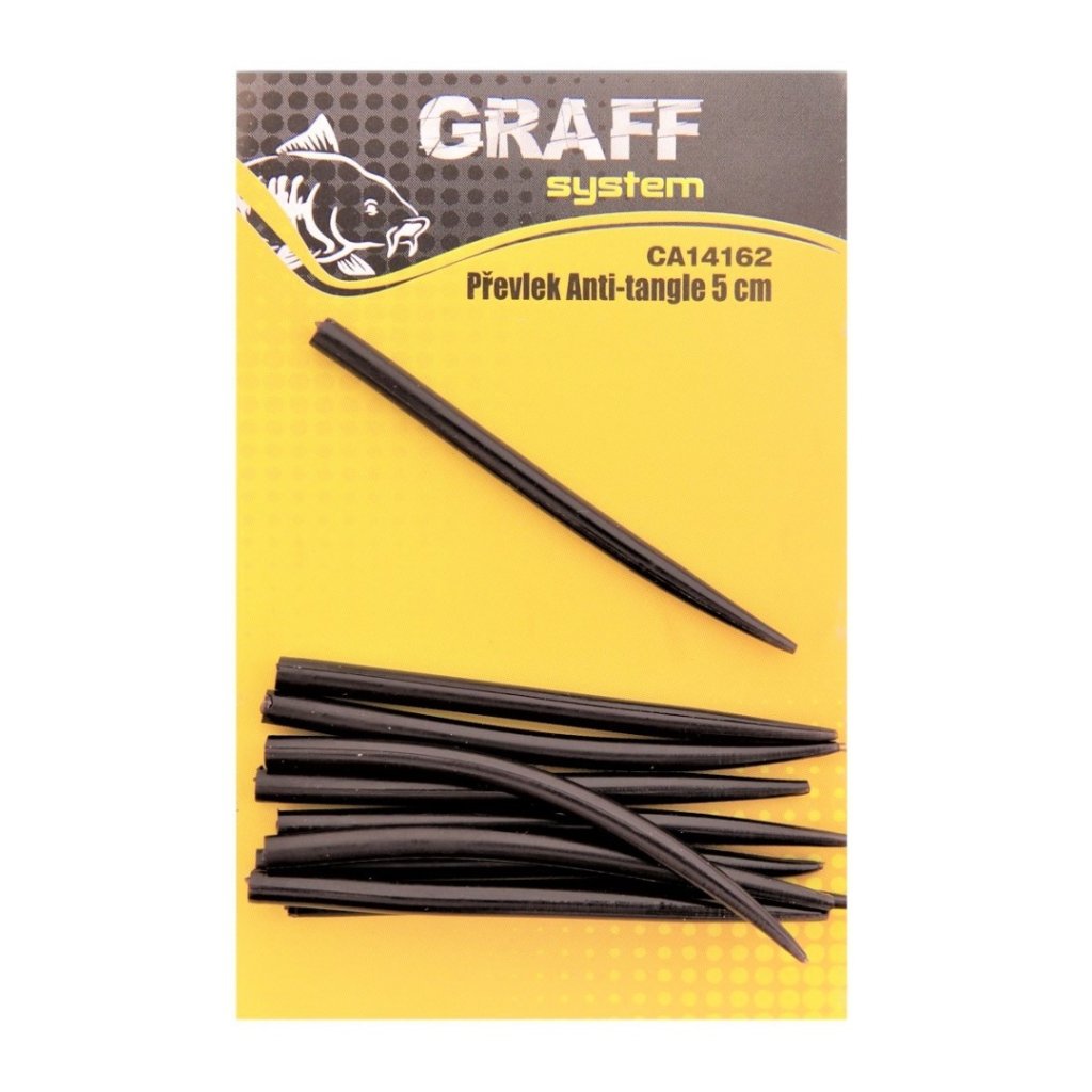 Graff Převlek Anti-tangle 5cm Černý 10ks
