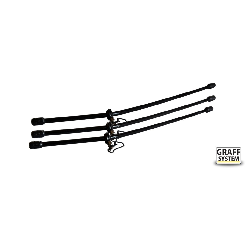 Graff Průjezd zahnutý Deluxe 15cm 3ks