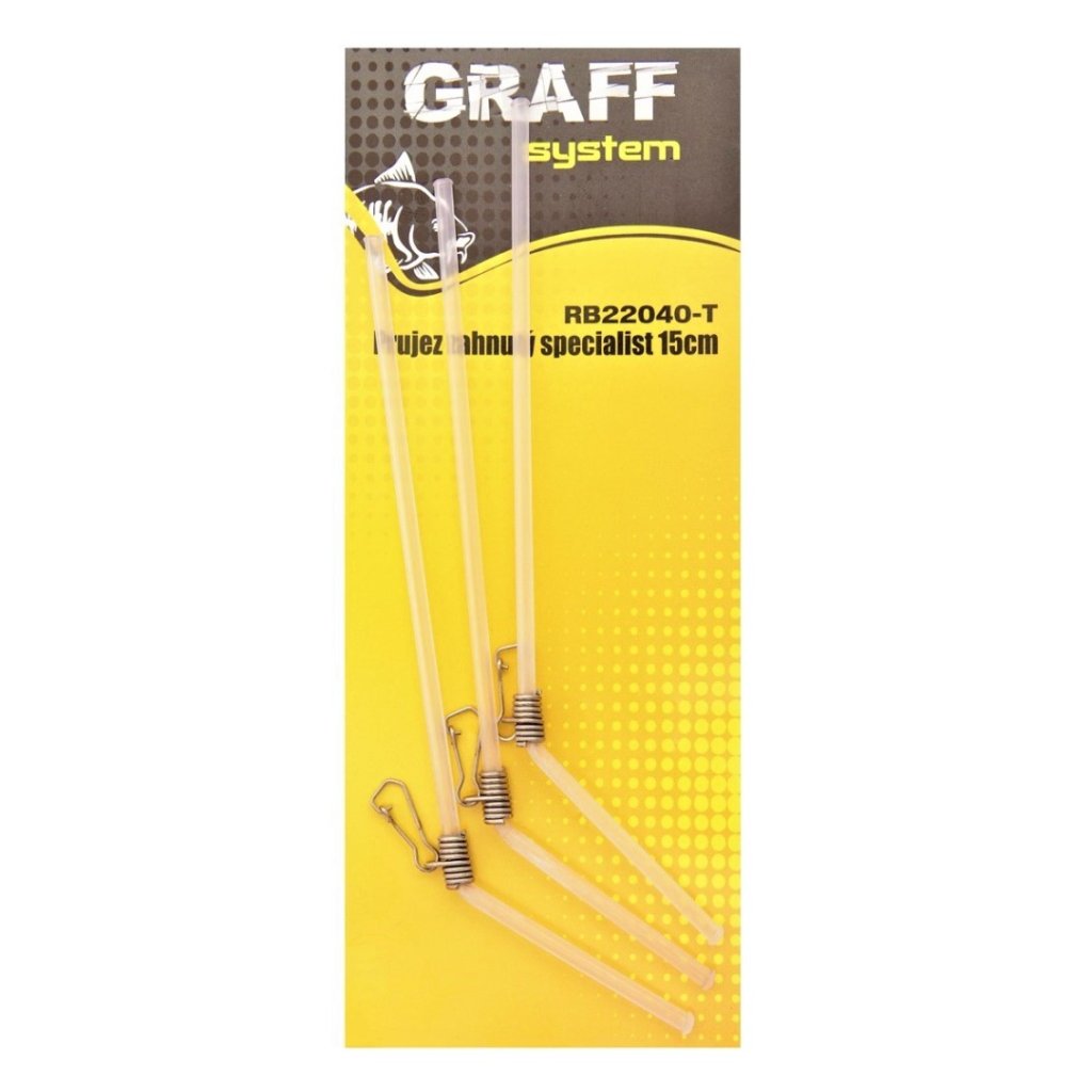 Graff Průjezd zahnutý Specialist 15cm 3ks Transparentní