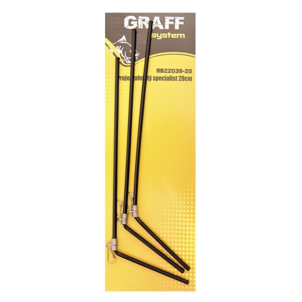 Graff Průjezd zahnutý Specialist 20cm 3ks Černý