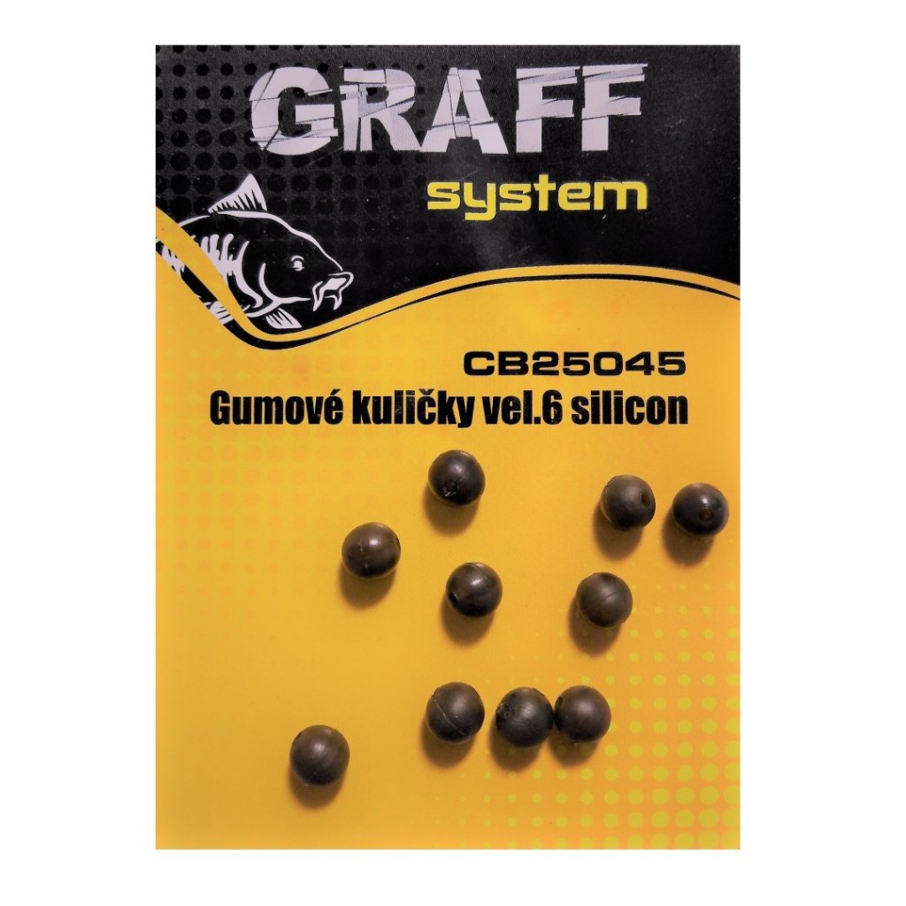 Graff Silikonové kuličky Velikost 6 10ks