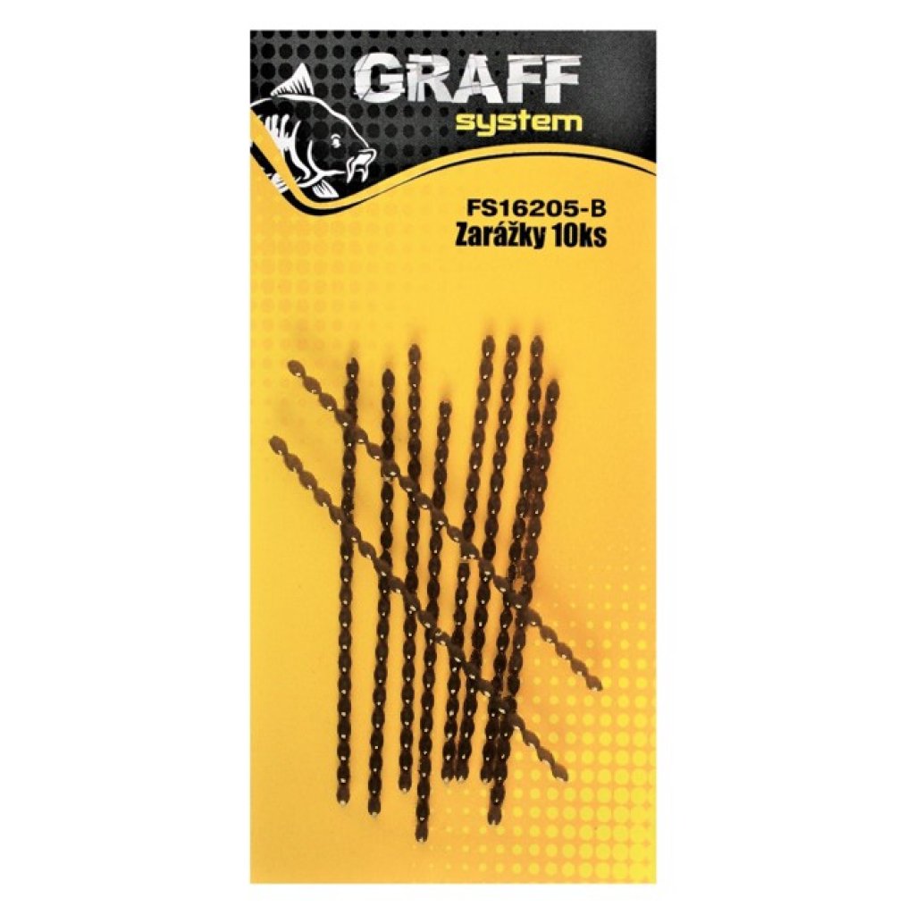 Graff Zarážky 10ks Černá