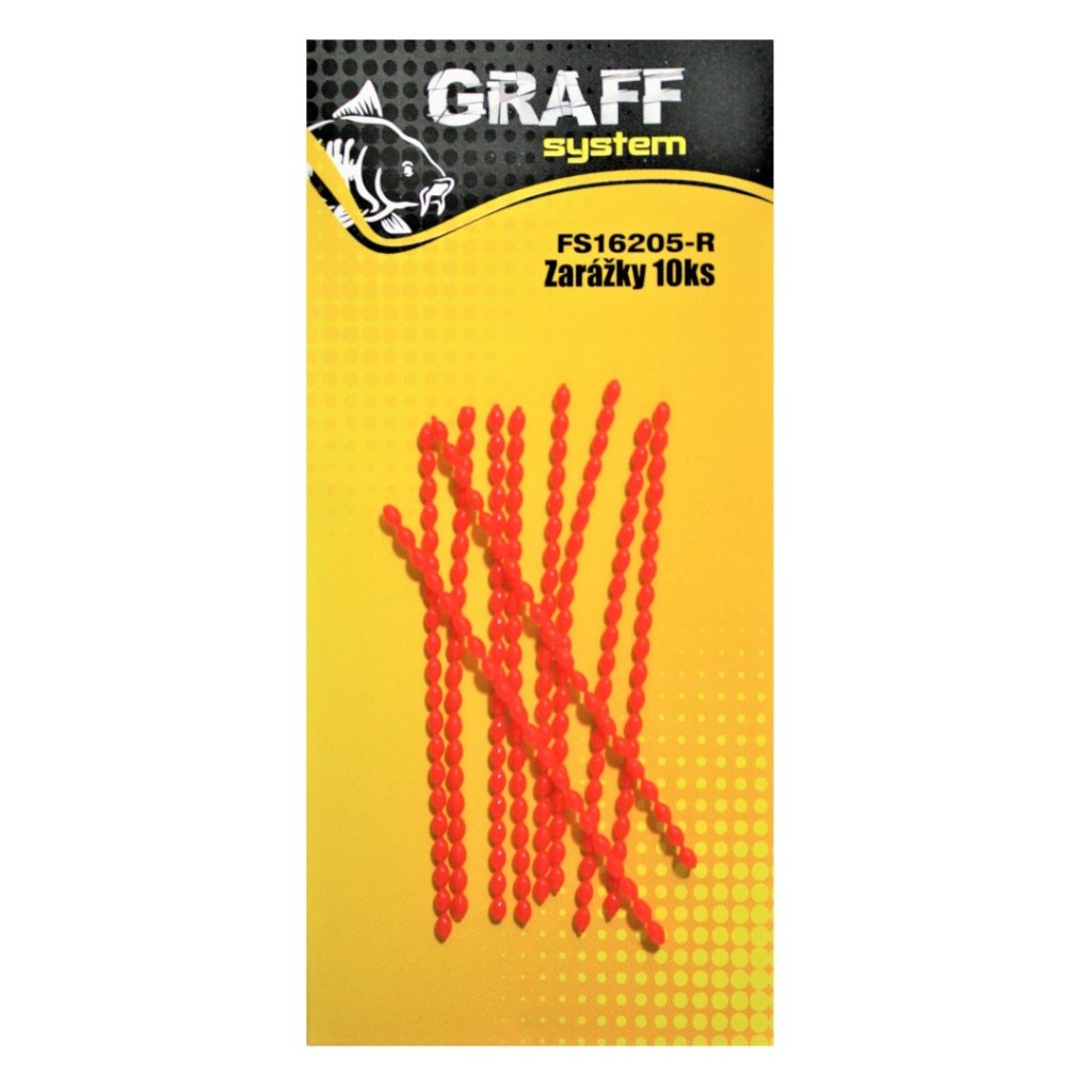 Graff Zarážky 10ks Červená