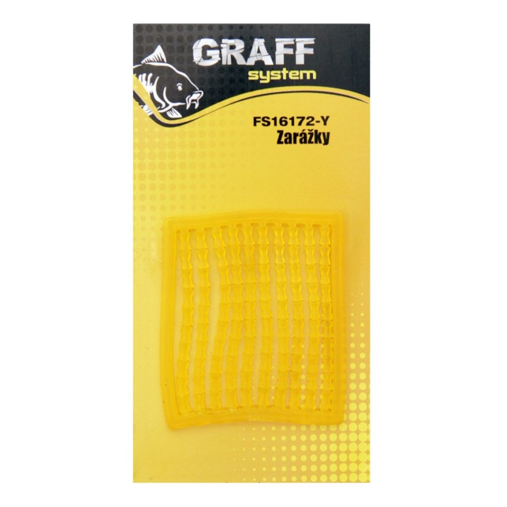 Graff Zarážky Carp silikonová Žlutá