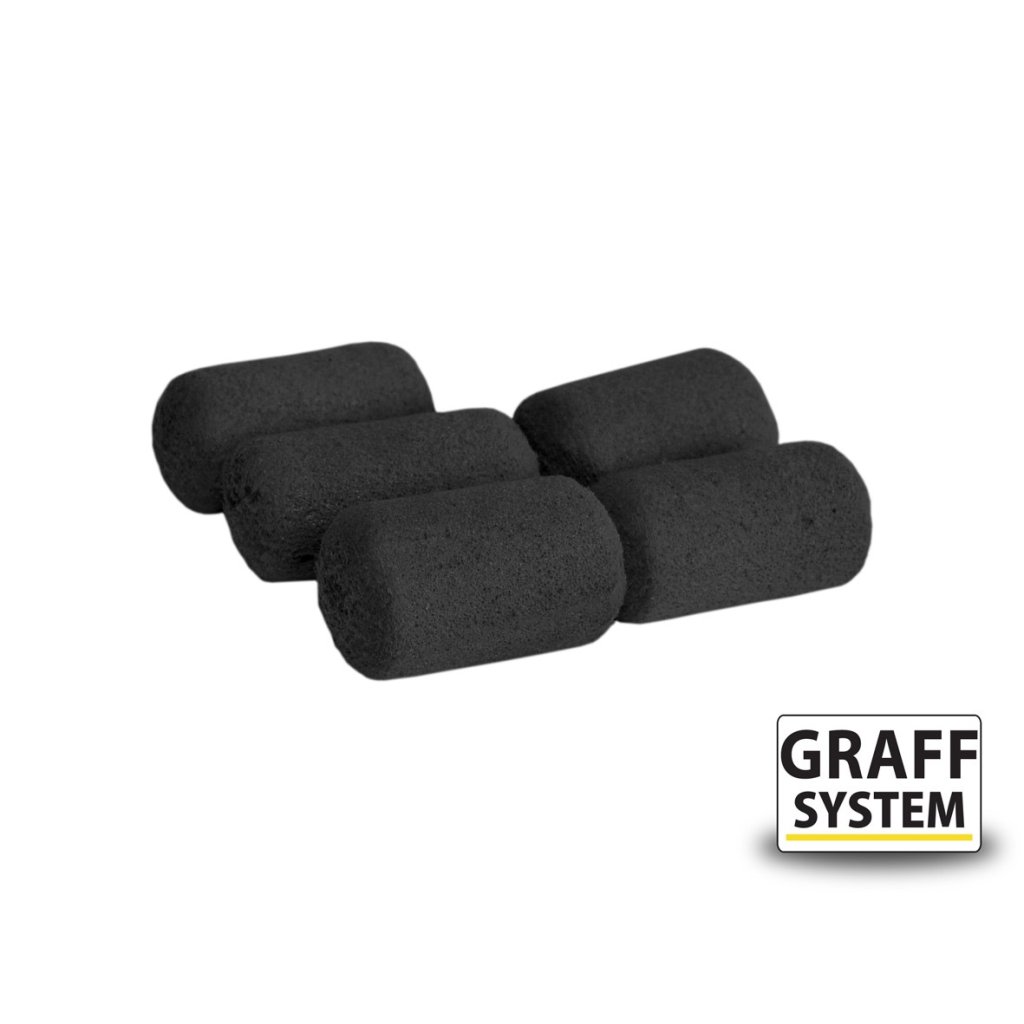 Graff Zig-Rig Plovoucí váleček 7x13mm Černá 10ks