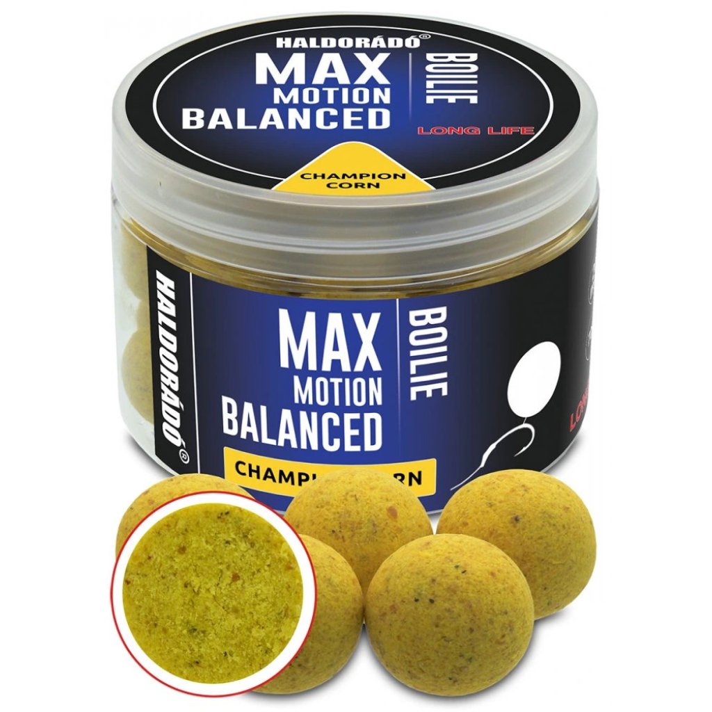 Haldorádó Boilies Balanced Max Motion 70g 20mm Champion corn
