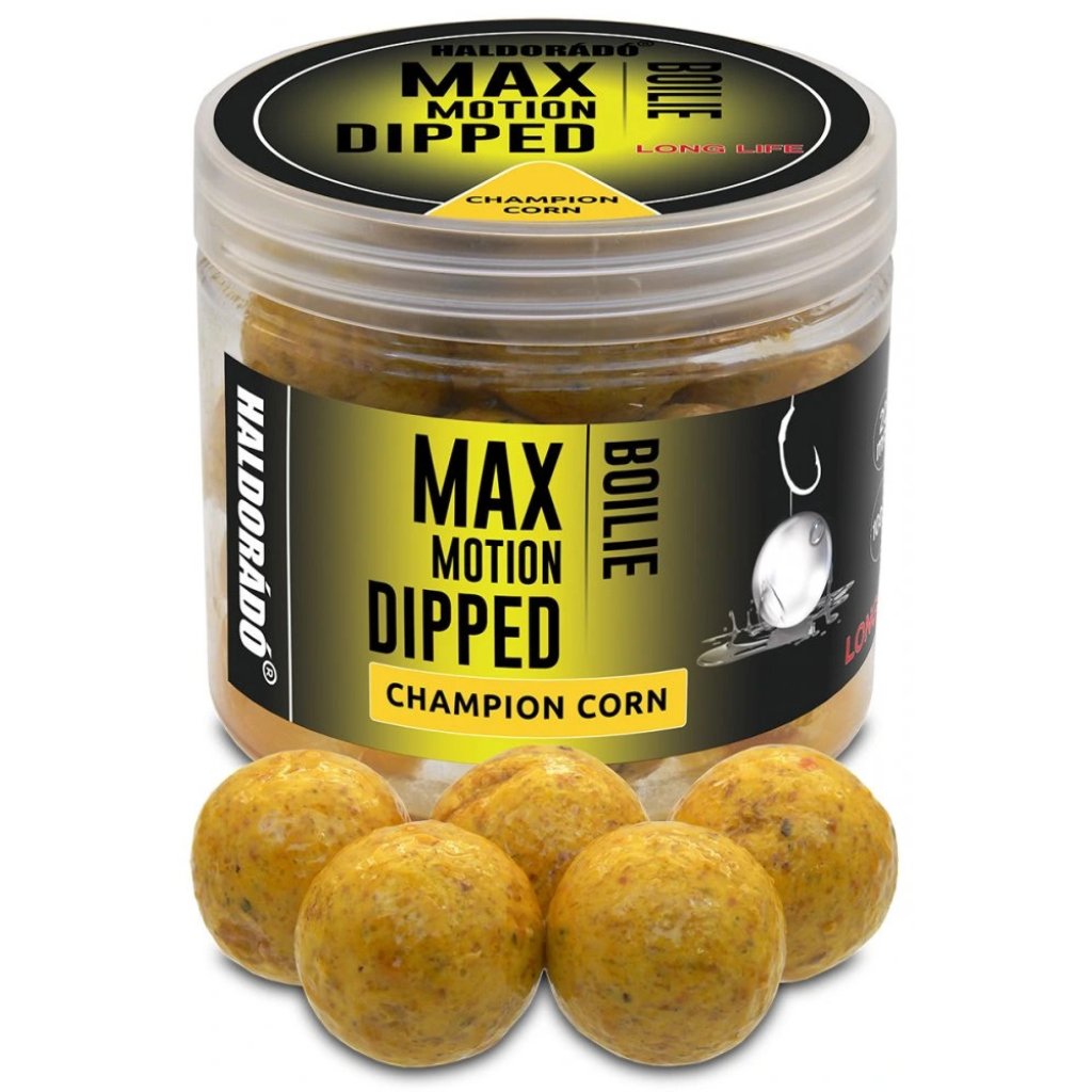 Haldorádó Boilies Dipped Max Motion 80g 20mm Champion corn