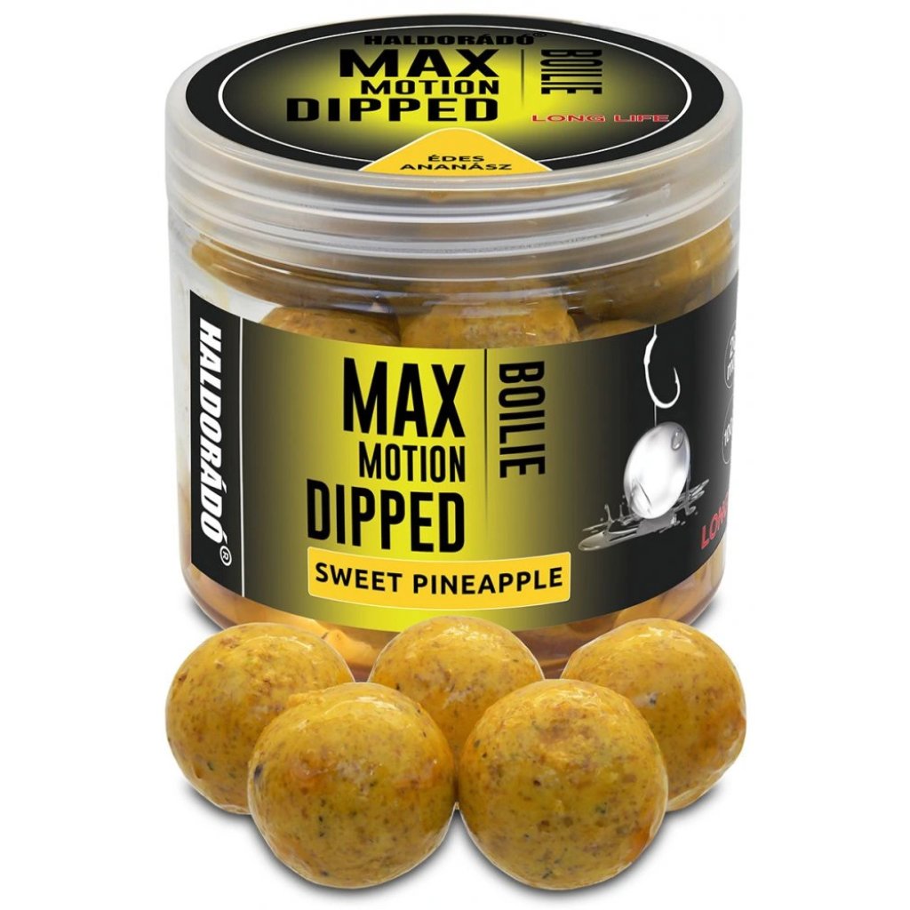 Haldorádó Boilies Dipped Max Motion 80g 20mm Sladký ananas