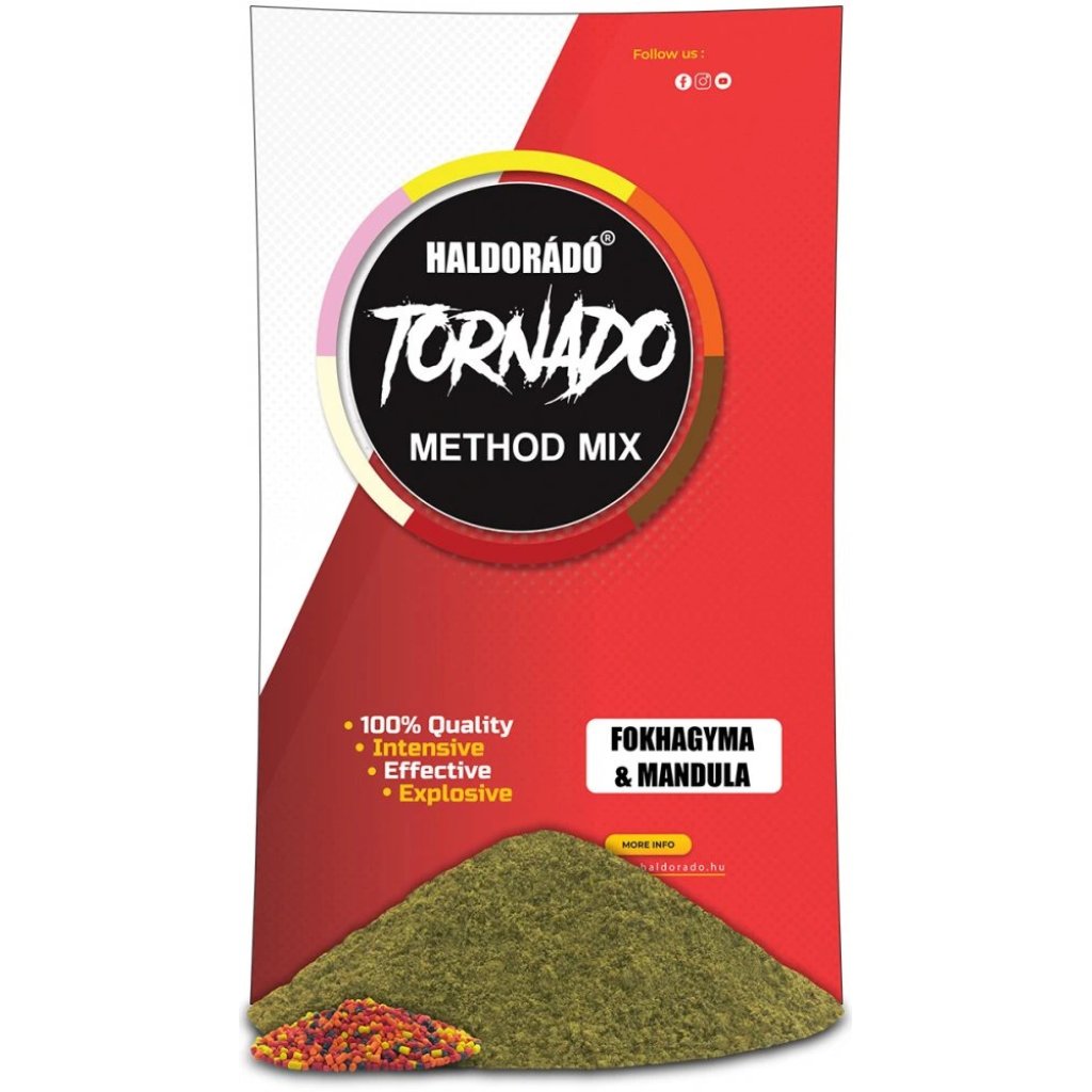 Haldorádó Method Mix Tornado 500g Česnek/Mandle
