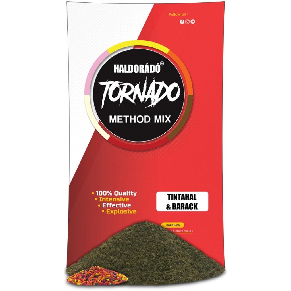 Haldorádó Method Mix Tornado 500g Chobotnice/Broskev