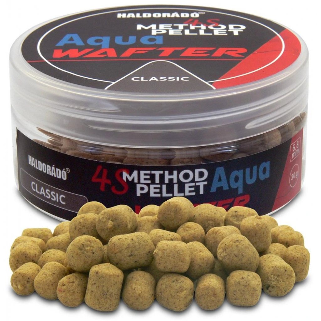 Haldorádó Pelety 4S Method Pellet Aqua Wafters 30g 6+8mm Classic