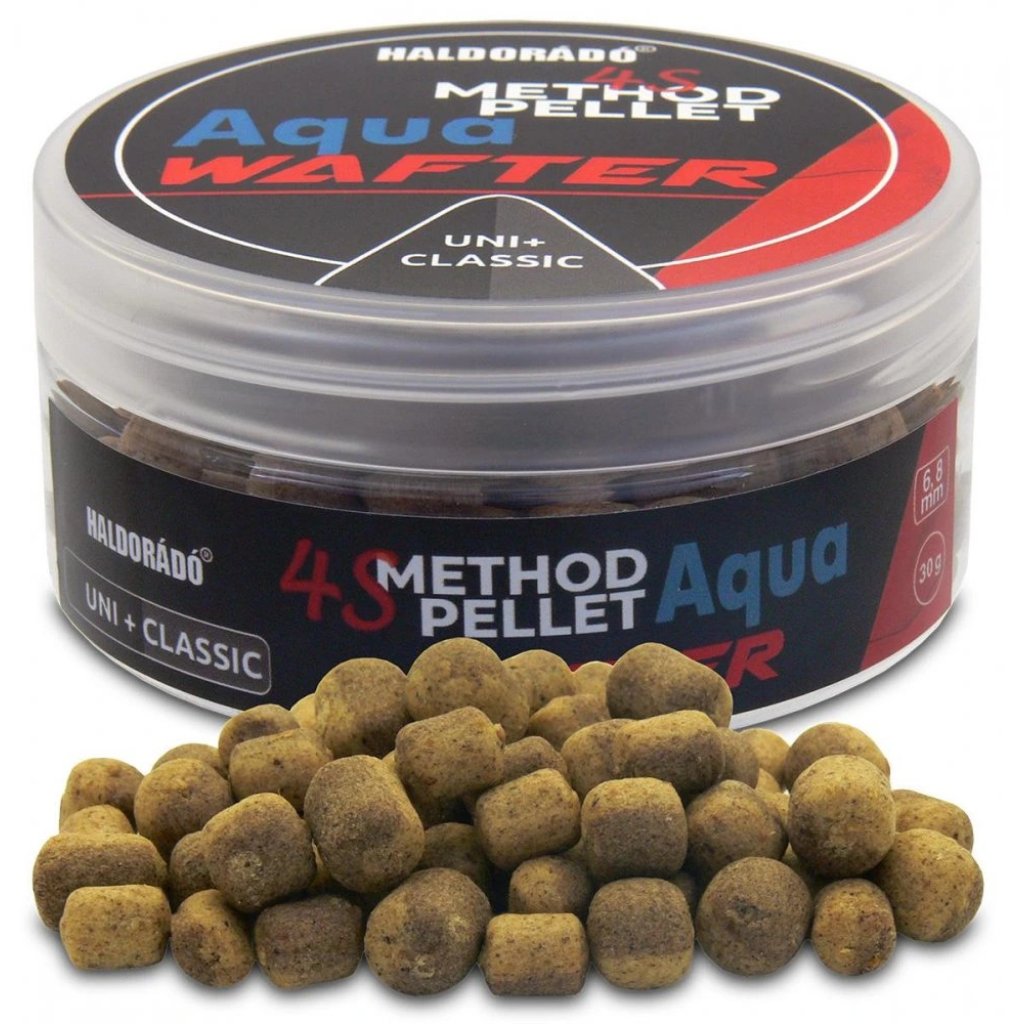 Haldorádó Pelety 4S Method Pellet Aqua Wafters 30g 6+8mm Uni-Classic