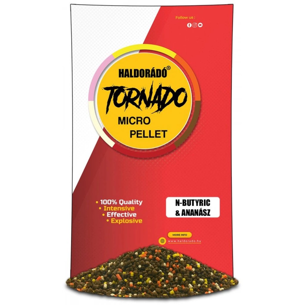 Haldorádó Pelety Tornado Micro Pellets 400g 2mm N-Butyric Ananas