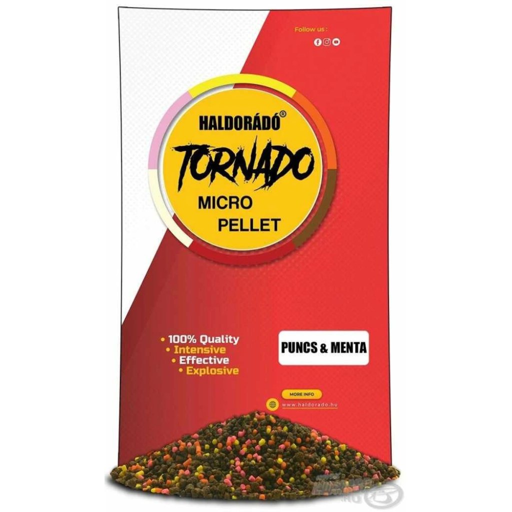 Haldorádó Pelety Tornado Micro Pellets 400g 2mm Punč-Mentol