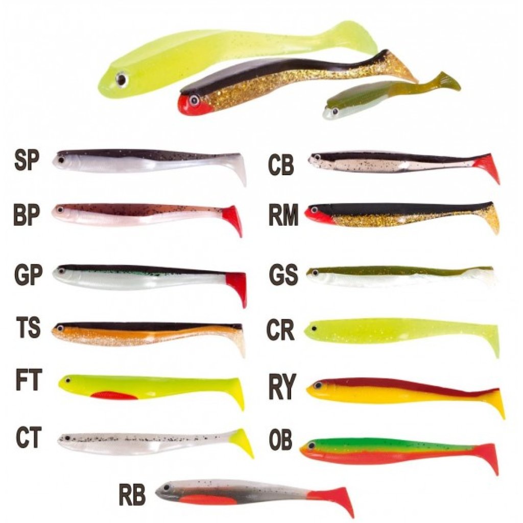 Iron Claw gumová nástraha Slim Jim 16cm vzor PI box 16ks