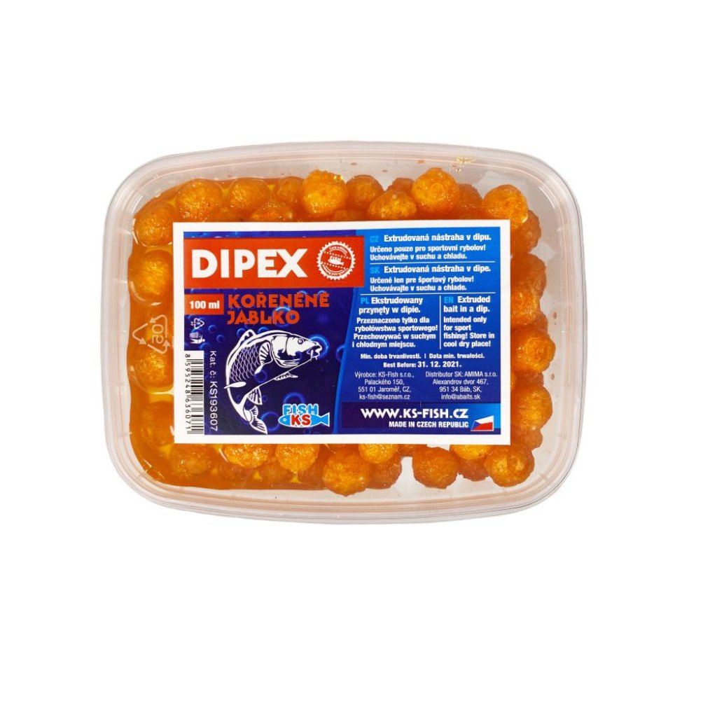 KS Fish Dipex 100 ml, kořeněné jablko