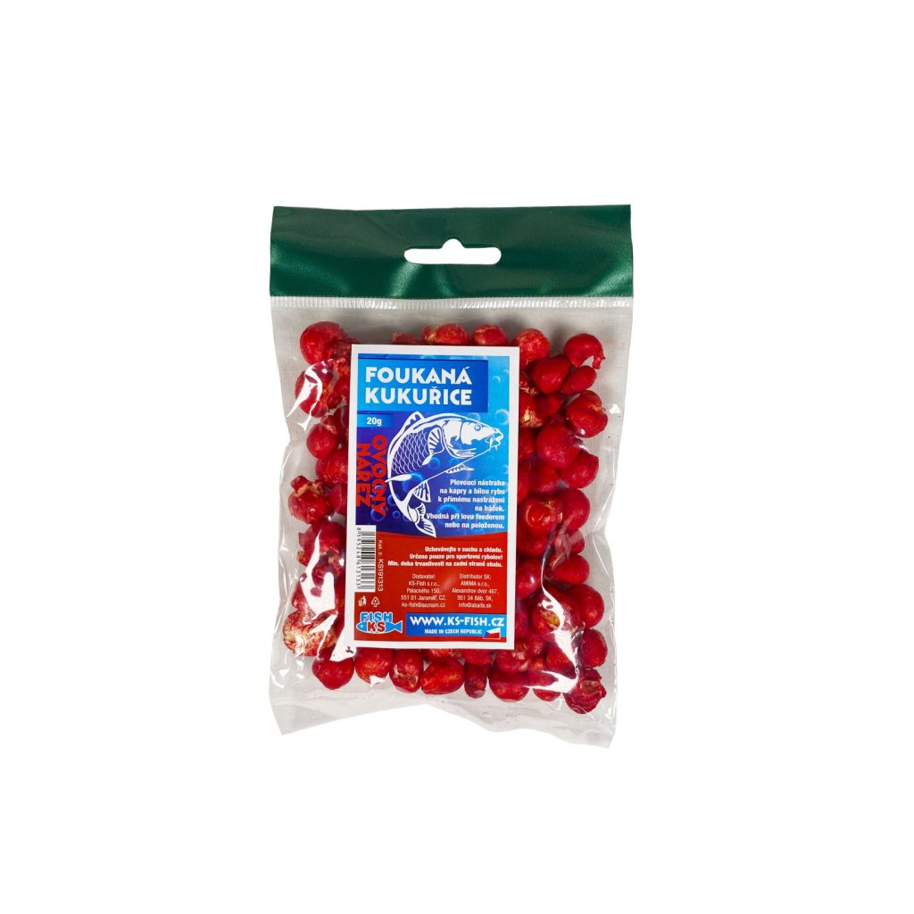 KS Fish foukaná kukuřice 20g, ovocný nářez