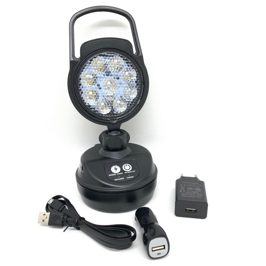 LED světlo do bivaku, baterie 4400 mAh, powerbanka