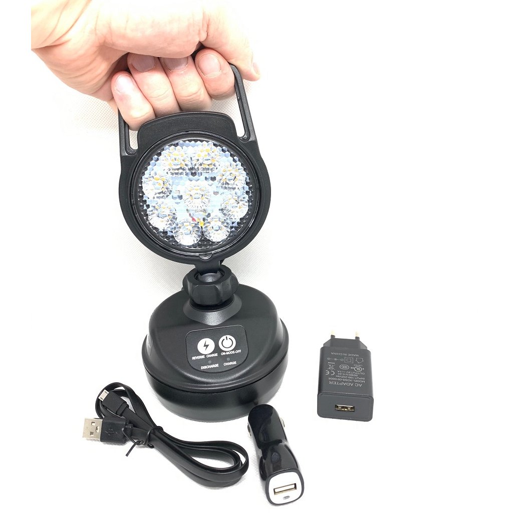 LED světlo do bivaku, baterie 4400 mAh, powerbanka