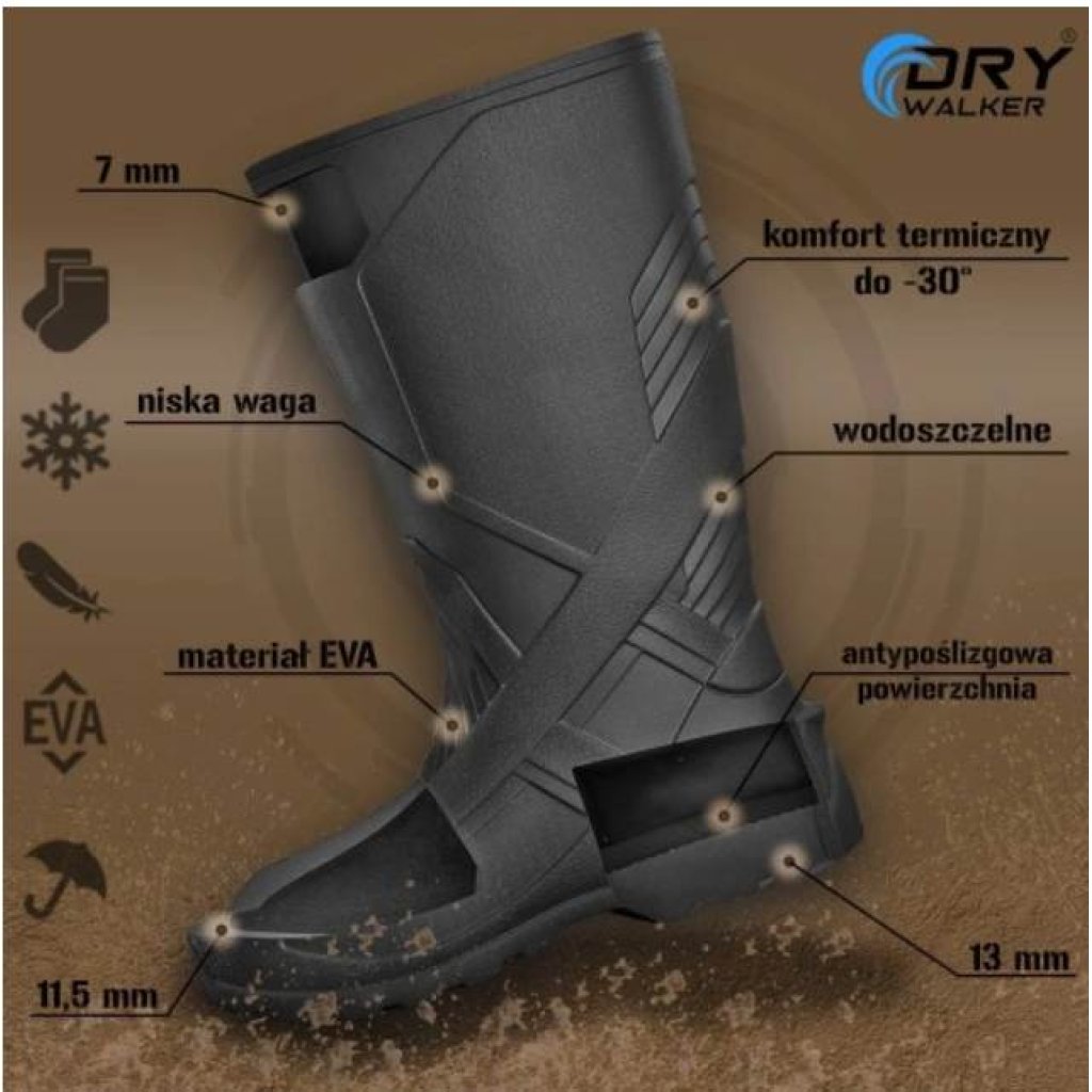 Mistrall holínky Short Dry Walker PVC 41