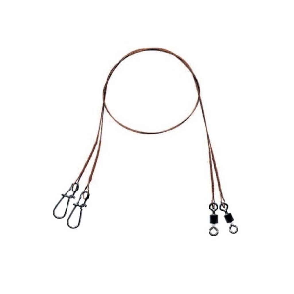 Mistrall ocelové lanko pro lov dravců 1 x 7 (15 kg) Velikost 25cm, 2ks/bal