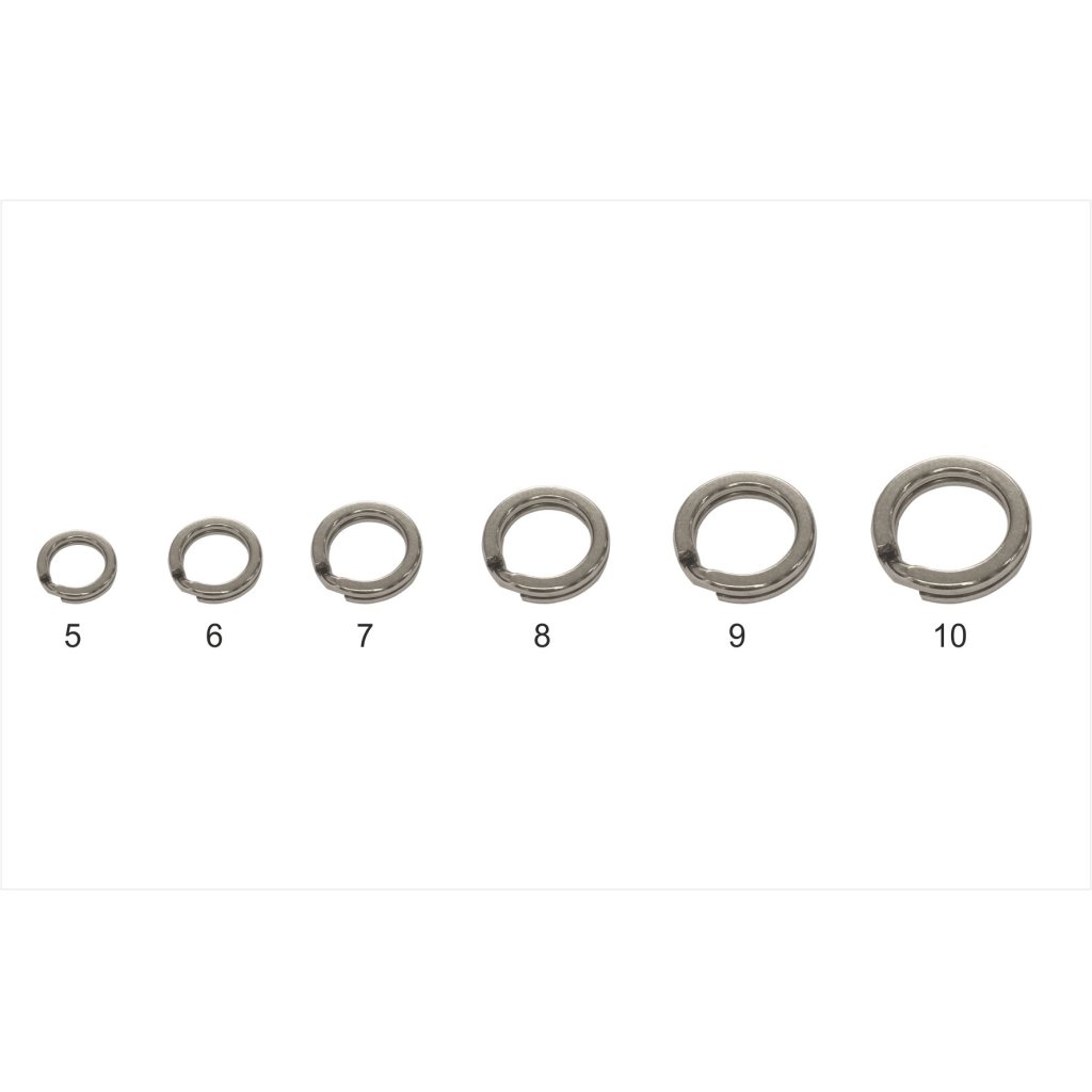 Mistrall pevnostní kroužek Split ring, vel. 9, 70 kg, 10ks/bal