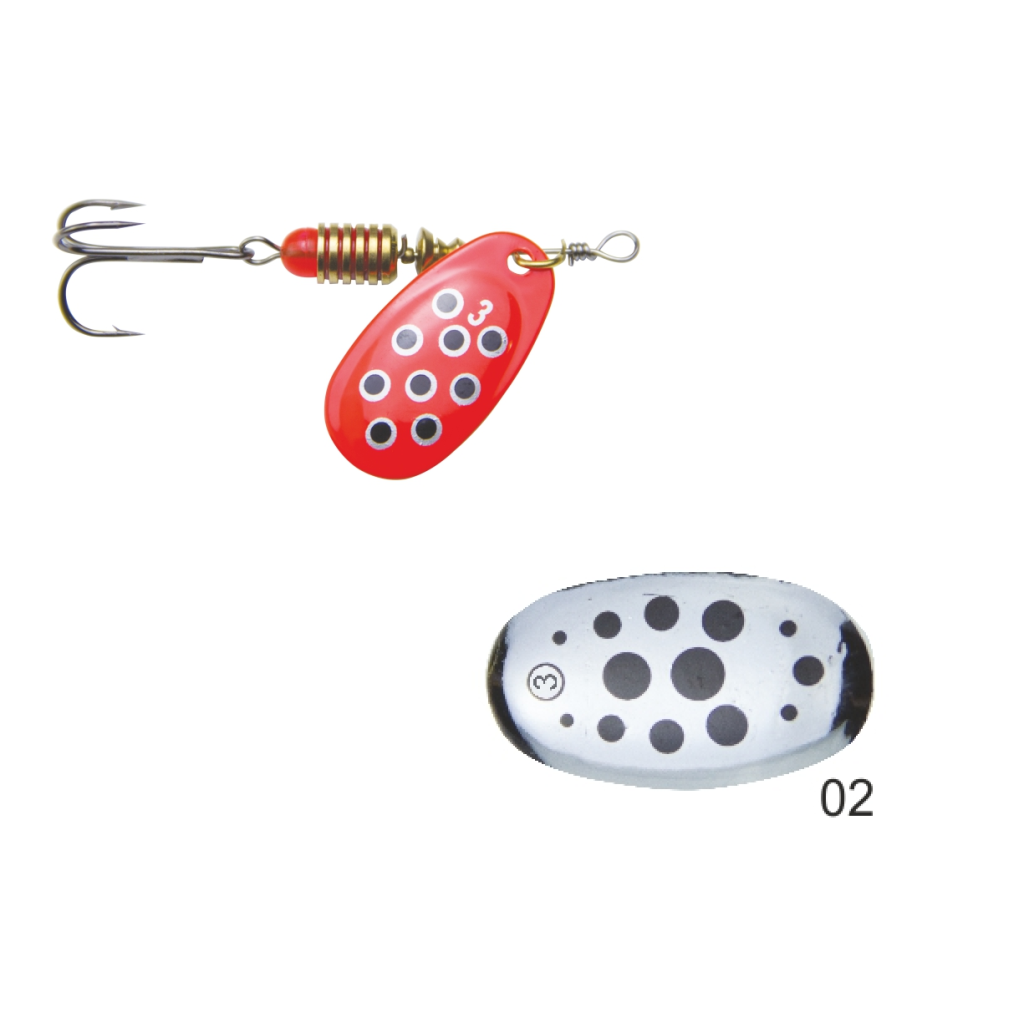 Mistrall rotační třpytka SPERSO vel. 5, 12g, barva 02