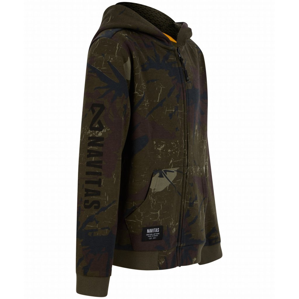 Navitas Dětská mikina Kids Identity Camo Hoody 9-10 let