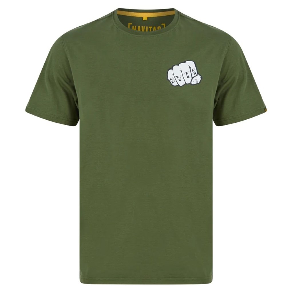 Navitas Tričko Knuckles Tee Green 4XL