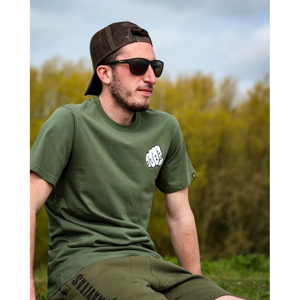 Navitas Tričko Knuckles Tee Green 4XL