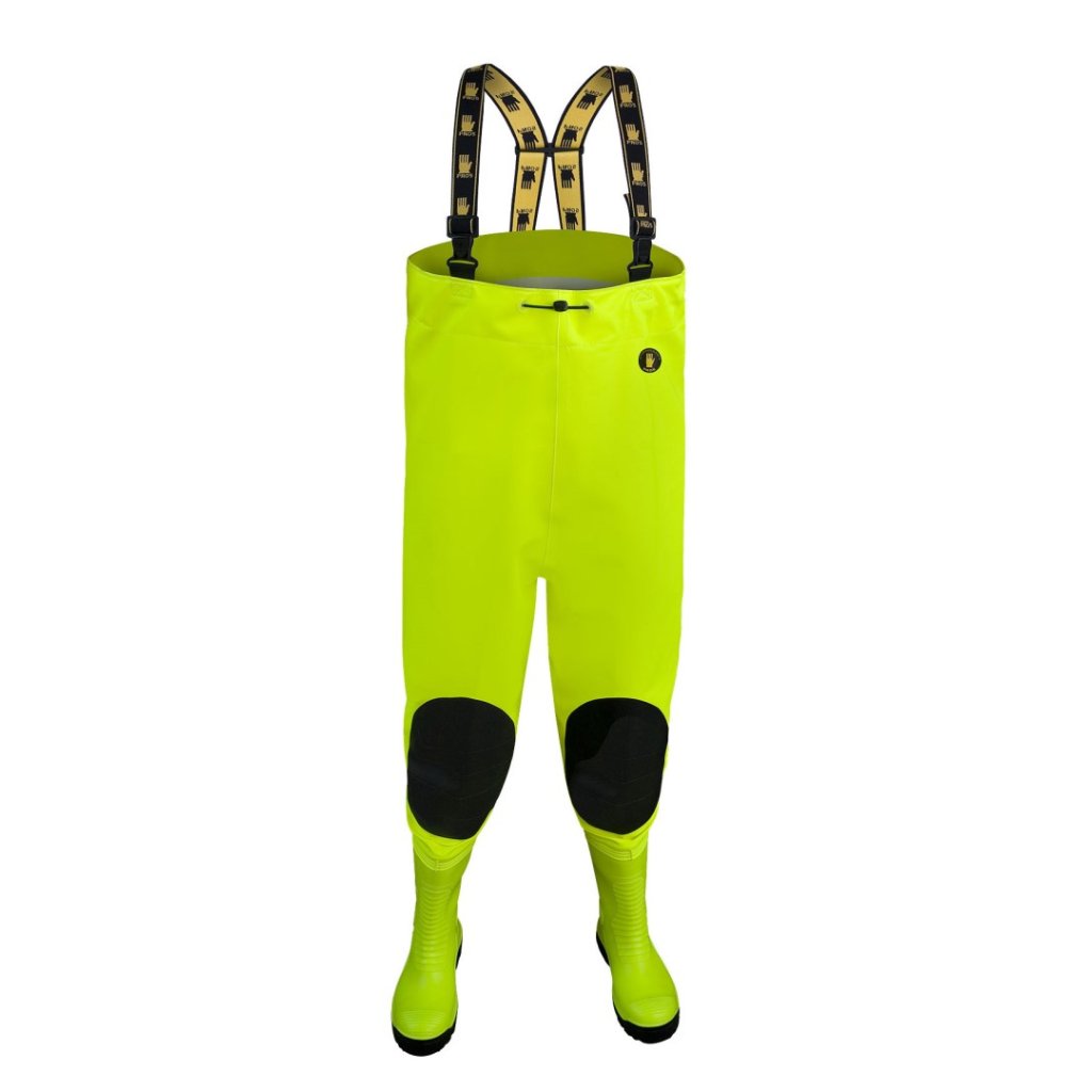 PROS Brodící kalhoty MAX Fluo žluté 47