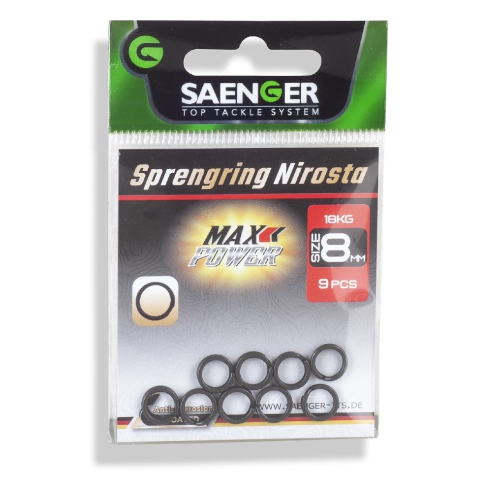 Saenger Pevnostní kroužky nerez 5mm, 12 ks/bal