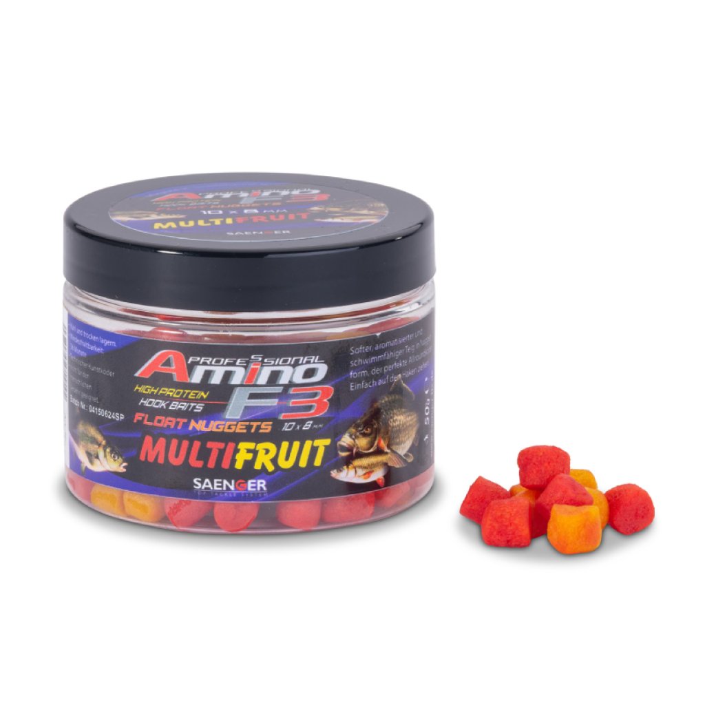 Saenger plovoucí nugetky Amino F-3 10x8mm Multifruit 50g