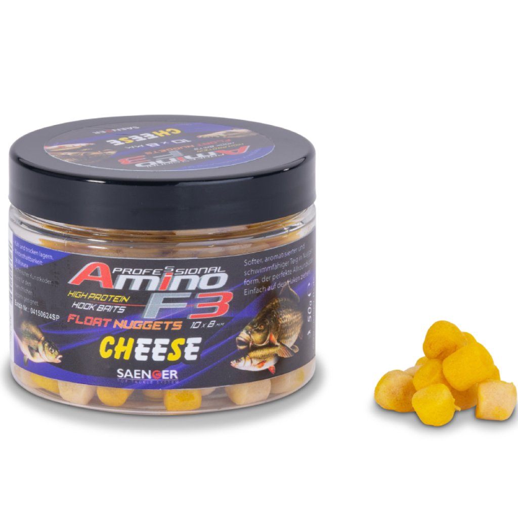 Saenger plovoucí nugetky Amino F-3 8x6mm Parmezán 50g